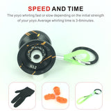 Maxbell New Professional YoYo Ball Bearing String Trick Alloy Kids Toys Black Outdoor Games