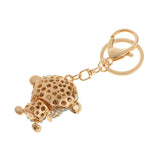 Crystal Keyring Charm Pendant Bag Key Ring Chain Keychain Blue Monkey