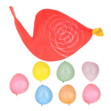 Maxbell Latex Thicked Interesting Shaped Balloons Circling on the Ground Party Toys Red