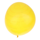 Maxbell Latex Thicked Interesting Shape Balloons Circling on the Ground Party Toys Yellow