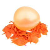 Maxbell Latex Thicked Interesting Shape Balloons Circling on the Ground Party Toys Orange