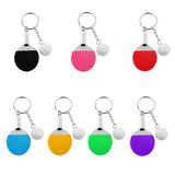 Maxbell Mini Black Table Tennis w/ Ball Charm Pendant Purse Bag Sports Keyring Keychain Gift