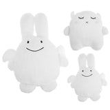 Maxbell Lovely White Stuffed Animal Angle Rabbit Doll Sofa Cushion Kids Toy Gift