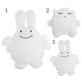 Maxbell Lovely White Stuffed Animal Angle Rabbit Doll Sofa Cushion Kids Toy Gift