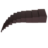 Maxbell Montessori Wood Brown Stairs Family Set Kids Childrens Early Educational Toy