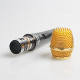 Maxbell PC-M10 Black&Gold Condenser Microphone Mic with 3m Cable & Anti-wind Foam Cap