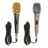 Maxbell PC-M10 Black&Gold Condenser Microphone Mic with 3m Cable & Anti-wind Foam Cap