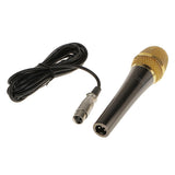Maxbell PC-M10 Black&Gold Condenser Microphone Mic with 3m Cable & Anti-wind Foam Cap