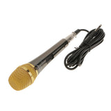 Maxbell PC-M10 Black&Gold Condenser Microphone Mic with 3m Cable & Anti-wind Foam Cap