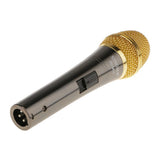 Maxbell PC-M10 Black&Gold Condenser Microphone Mic with 3m Cable & Anti-wind Foam Cap