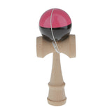 Maxbell Fuchsia/Black Japanese Traditional Kendama Ball Kids Wooden Educational Toy
