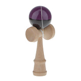 Maxbell Dark Purple/Black Traditional Kendama Game Ball Kids Wooden Educational Toy