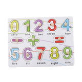 Maxbell 0-9 Figures Plus Diminish Wooden Puzzle Creative Mathematics Toys for Kids Toddler Baby