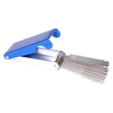 Maxbell 13 Sizes Long Shaft Files for Guitar Ukelele Mandolin Nut Bridge Saddle Slot