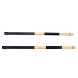 Maxbell Professional Jazz Drum Brushes Bamboo Drumsticks Unique Sound Instrument Black