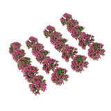 Maxbell Pack of 20pcs Painted Model Trees Building Train Railway Layout Scenery DIY 1:75 SA80-N