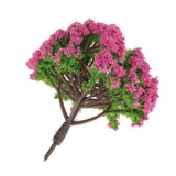 Maxbell Pack of 20pcs Painted Model Trees Building Train Railway Layout Scenery DIY 1:75 SA80-N