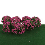 Maxbell Pack of 20pcs Painted Model Trees Building Train Railway Layout Scenery DIY 1:75 SA80-N