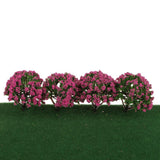 Maxbell Pack of 20pcs Painted Model Trees Building Train Railway Layout Scenery DIY 1:75 SA80-N