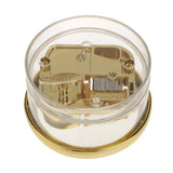 Maxbell Acrylic&Zinc Alloy Wind-up Clockwork Music Box Kids Toy Gift Blue Danube