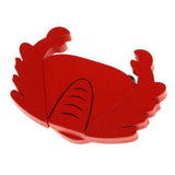 Maxbell Kitchen Pretend Food Play Toy Wooden Magnetic Decorative Crab Kid Present