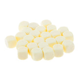 Maxbell Pack of 25pcs Opaque Beige Blank D6 Six Sided Dice Teaching Resources Party Supplies