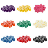 Maxbell Pack of 25pcs Opaque Beige Blank D6 Six Sided Dice Teaching Resources Party Supplies