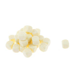 Maxbell Pack of 25pcs Opaque Beige Blank D6 Six Sided Dice Teaching Resources Party Supplies