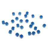Maxbell Pack of 25pcs Opaque Blue Blank D6 Six Sided Dice Teaching Resources Party Supplies