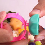 Maxbell Parents Pop Beads Art Craft Kit Toy Gift DIY Wristlet Hair Band Multicolored Box of 240