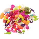 Maxbell Parents Pop Beads Art Craft Kit Toy Gift DIY Wristlet Hair Band Multicolored Box of 240