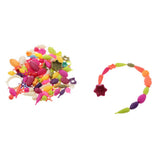 Maxbell Parents Pop Beads Art Craft Kit Toy Gift DIY Wristlet Hair Band Multicolored Box of 240