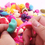 Maxbell Parents Pop Beads Art Craft Kit Toy Gift DIY Wristlet Hair Band Multicolored Box of 240