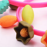 Maxbell Parents Pop Beads Art Craft Kit Toy Gift DIY Wristlet Hair Band Multicolored Box of 240