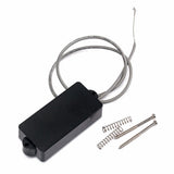 Maxbell Black Single Coil Sized 4 String Bass Pickup Cigar Box Guitar Pickup