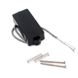 Maxbell Black Single Coil Sized 4 String Bass Pickup Cigar Box Guitar Pickup