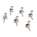 Maxbell 3R + 3L Electric Guitar Parts Tuning Pegs Tuners String Machine Heads Silver