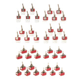 Maxbell 5pcs Red On/On Mini Toggle Switch 12 PIN 4PDT Length 35mm