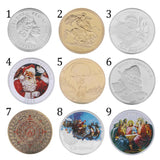 Maxbell Silver NEW 2016 Merry Christmas Elizabeth Commemorative Coin Home Collection Kids Toys