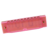 Maxbell Children Kids 10 Holes Mouth Organ Harmonica Music Learning Toy Instrument Xmas Gift Pink