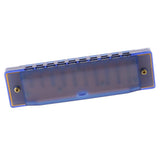 Maxbell Children Kids 10 Holes Mouth Organ Harmonica Music Learning Toy Instrument Xmas Gift Blue