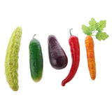 10pcs Manmade Colorful Vegetables Toy Imitation Food Store Cabinet Decorative Vegetables Toy