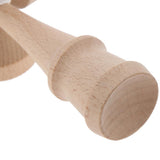 Maxbell Orange/Yellow Crackle Paint Traditional Kendama Ball Kids Educational Toy Xmas Gift