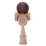 Maxbell Black/Red Crackle Paint Traditional Kendama Ball Kids Educational Toy Xmas Gift