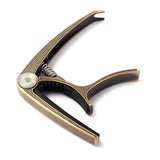 Maxbell Capo – Quick Trigger Release for Acoustic & Electric Guitar/Ukulele-Bronze