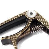 Maxbell Capo – Quick Trigger Release for Acoustic & Electric Guitar/Ukulele-Bronze