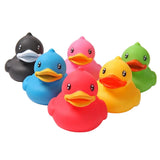 Maxbell 6 New Designed Rubber Sqeeze-sounding Dabbling Ducks for Baby Bath Time Fun