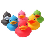 Maxbell 6 New Designed Rubber Sqeeze-sounding Dabbling Ducks for Baby Bath Time Fun