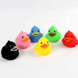 Maxbell 6 New Designed Rubber Sqeeze-sounding Dabbling Ducks for Baby Bath Time Fun