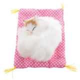 Maxbell Cloth Pad Cat Doll Animal Doll Toy Home Ornament Desk Decor Gift